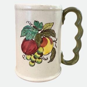 70s Metlox Poppytrail Tall Mug Provincial Fruit
